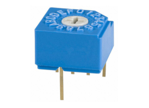 Rotary coding switch, 16, 0.1 A, -40 °C