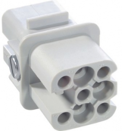 Socket contact insert, H-A 3, 8 pole, crimp connection, with PE contact, 11253500
