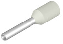 Insulated Wire end ferrule, 0.75 mm², 14 mm/8 mm long, white, 9005820000