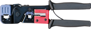Crimping pliers for modular plug RJ11/12, RJ45, Bernstein, 3-0605