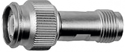 Coaxial adapter, 50 Ω, TNC plug to R-TNC socket, straight, 100023837