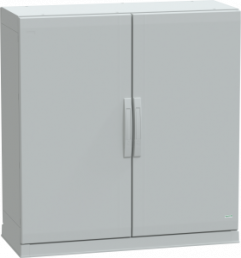 Control cabinet, (H x W x D) 1000 x 1000 x 420 mm, IP54, polyester, light gray, NSYPLAZ10104G
