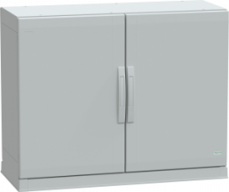 Control cabinet, (H x W x D) 750 x 1000 x 420 mm, IP54, polyester, light gray, NSYPLAZ7104G