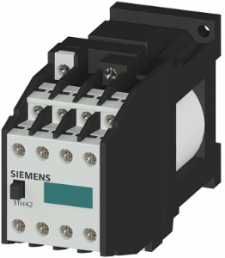 Auxiliary contactor, 8 pole, 6 A, 6 Form A (N/O) + 2 Form B (N/C), coil 24 VDC, screw connection, 3TH4262-5KB4