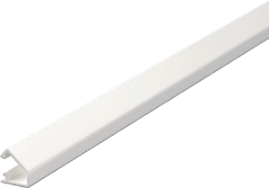 Mini cable duct, (L x W x H) 2000 x 9 x 4.5 mm, PVC, white, 6150268