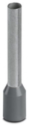 Insulated Wire end ferrule, 4.0 mm², 26 mm/18 mm long, DIN 46228/4, gray, 3200593