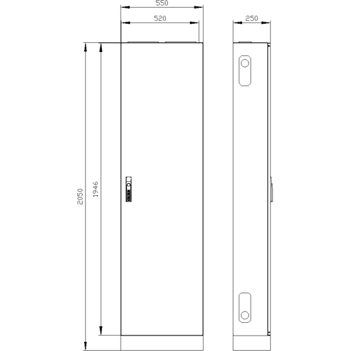 8GK1333-8KN23 Siemens Switch Cabinets, server cabinets Image 2