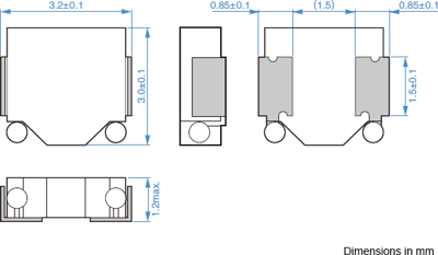 SPM3012T-2R2M-LR TDK Fixed Inductors Image 2