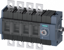 Load-break switch, 4 pole, 125 A, 1000 V, (W x H x D) 157.3 x 168 x 69.5 mm, screw mounting/DIN rail, 3KD3244-0NE40-0