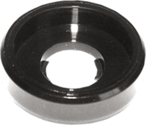 Cylinder head rosette, M6, H 4 mm, outer Ø 15 mm, polyamide, 03.08.260