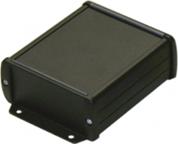 Aluminum Profile enclosure, (L x W x H) 100 x 85 x 37 mm, black (RAL 9004), IP65, TEKAM-21.9