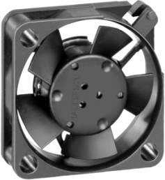 DC axial fan, 5 V, 25 x 25 x 8 mm, 3.2 m³/h, 18 dB, slide bearing, ebm-papst, 255 N