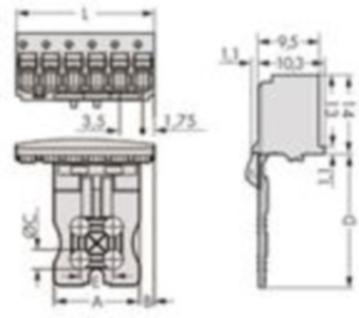 2091-1108/002-000 WAGO PCB Connection Systems Image 2