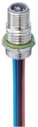 Plug, M12, 4 pole, Coupling screw, straight, 934980204
