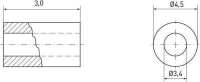 005.50.033 Ettinger Spacer Bolts Image 2