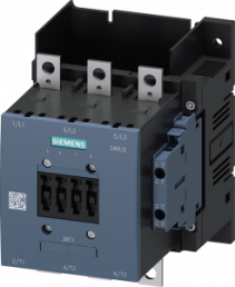Power contactor, 3 pole, 150 A, 2 Form A (N/O) + 2 Form B (N/C), screw connection, 3RT1055-6LA06