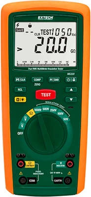 MG320 Extech VDE testers, Installation testers, Insulation testers