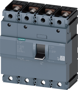 Load-break switch, 4 pole, 250 A, 800 V, (W x H x D) 140 x 158 x 70 mm, 3VA1225-1AA42-0AA0