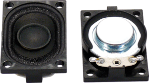 Small speaker, 8 Ω, 79 dB, 230 Hz to 20 kHz, black