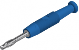 2 mm plug, solder connection, 0.5 mm², CAT O, blue, MSTF 2 BLAU