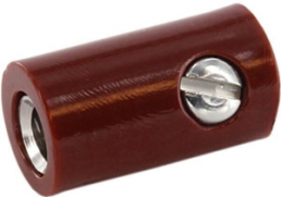 2.8 mm jack, screw connection, 0.05-0.25 mm², brown, 717721