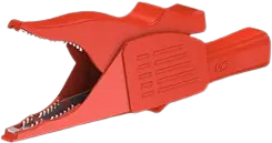 Dolphin clamp, red, max. 39.5 mm, L 106 mm, CAT II, socket 4 mm, 66.9521-22