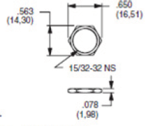 707100201 C & K Nuts, Washers, Rings