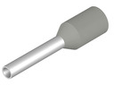 Insulated Wire end ferrule, 0.75 mm², 14 mm/8 mm long, gray, 1476310000