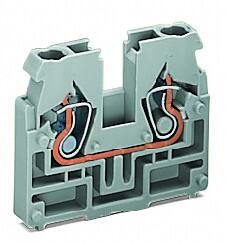 End clamp, 1 pole, 0.08-2.5 mm², AWG 28-12, straight, 24 A, 500 V, spring-cage connection, 869-341