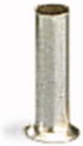 Uninsulated Wire end ferrule, 0.34 mm², 5 mm long, silver, 216-152