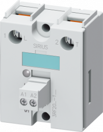 Solid state relay, 110-230 VAC, zero point switching, 24-230 VAC, 50 A, screw mounting, 3RF2050-1AA22