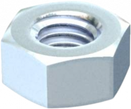 Hexagon nut, M10, W 17 mm, H 8.4 mm, inner Ø 8.4 mm, steel, DIN 934, 3400360