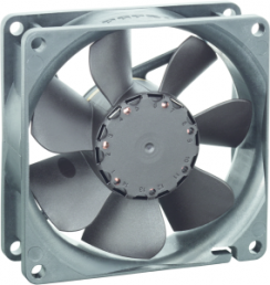 DC axial fan, 12 V, 80 x 80 x 25 mm, 58 m³/h, 26 dB, Sintec slide bearing, ebm-papst, 8412 NGME