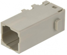 Pin contact insert, EE cube, small tab, 4 pole, unequipped, crimp connection, 09149041001
