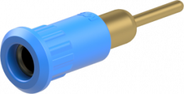 4 mm socket, round plug connection, mounting Ø 8.2 mm, blue, 64.3012-23