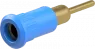 4 mm socket, round plug connection, mounting Ø 8.2 mm, blue, 64.3012-23