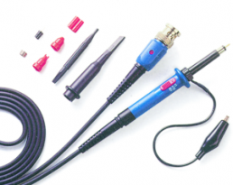 Test probe, BNC connector, black/blue, P TK-100