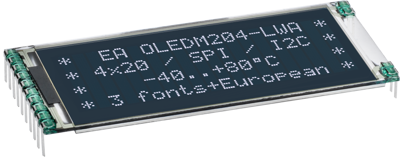 EA OLEDM204-LWA DISPLAY VISIONS OLED Displays