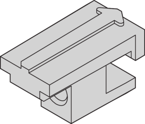 Frame Type Plug-In Unit Rear Panel Fastener,5 Pairs