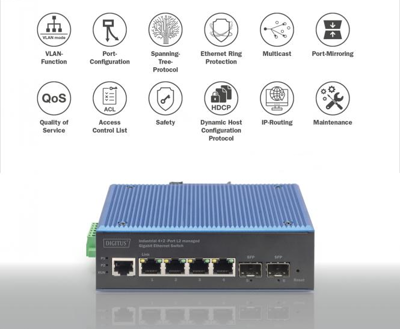 DN-651154 DIGITUS Industrial ethernet switches Image 4