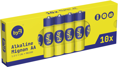 BYB-6-30A2002 by.B Round Cells, 9V Blocks Image 3