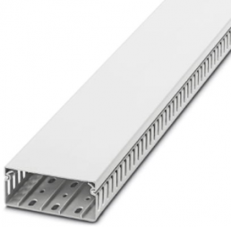 Wiring duct, (L x W x H) 2000 x 40 x 100 mm, PVC, white, 3240627