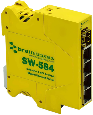 SW-584 BRAINBOXES Industrial ethernet switches Image 3