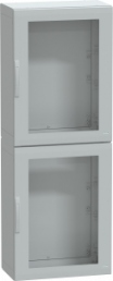 Control cabinet, (H x W x D) 2000 x 750 x 420 mm, IP44, polyester, light gray, NSYPLAT2074G