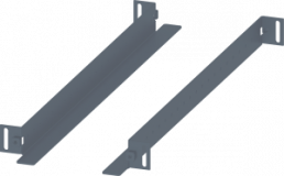 SIVACON, slide rail, for 19 fixed-mounted, D: 600mm, zinc-plated