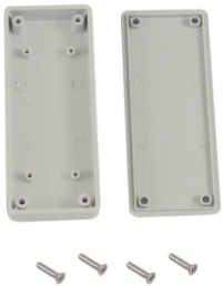 ABS miniature enclosure, (L x W x H) 100 x 40 x 15 mm, light gray (RAL 7035), IP54, 1551UUGY