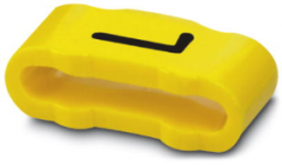 PVC marking sleeve, imprint "L", (L x W) 11.3 x 4.3 mm, yellow, 0826611:L