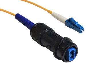 FO patch cable, LC to LC, 10 m, OS1, singlemode 9/125 µm