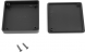 ABS miniature enclosure, (L x W x H) 60 x 60 x 15 mm, black (RAL 9004), IP54, 1551TTBK