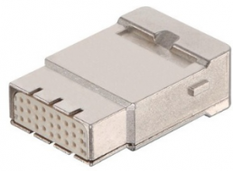 Socket contact insert, 27 pole, unequipped, crimp connection, 09140273113